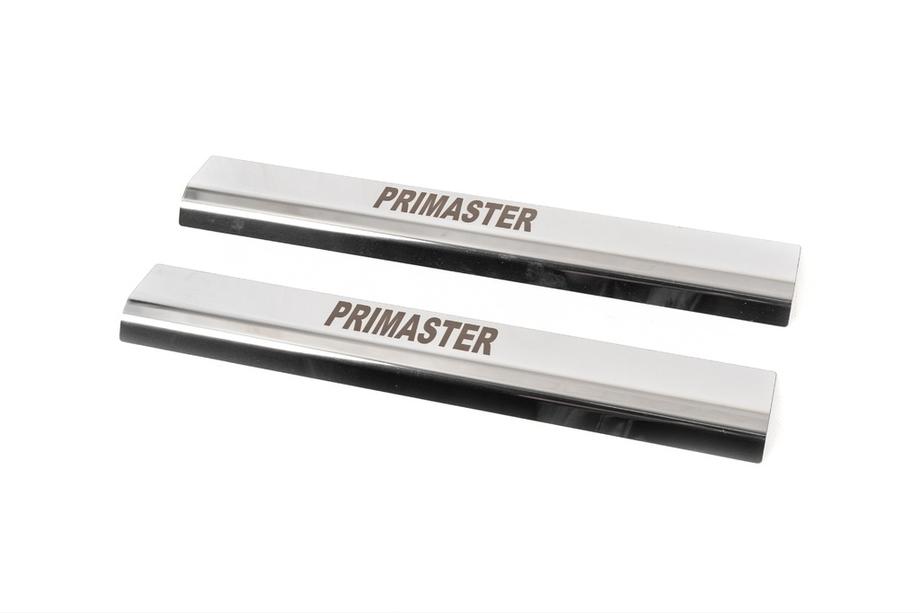 Nissan Primastar 2002-2014 VIP Door Sill Plates (2 pcs, Stainless Steel) Image