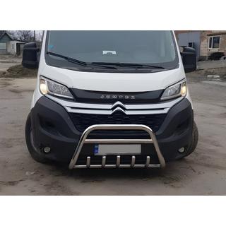 Front Bar WT003 (Stainless Steel) Fiat Ducato 2006-2025 photo 1