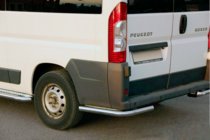 Fiat Ducato 2006-2025 Rear Corner Bars AK003 (2 pcs, stainless steel) photo 1