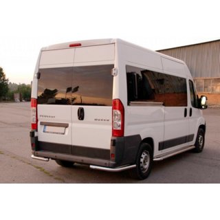 Rear Corner Bars AK003 (2 pcs, stainless steel) Fiat Ducato 2006-2025 photo 3