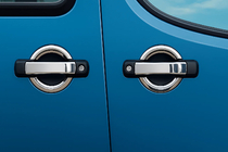 Fiat Doblo I 2001-2005 Chrome Door Handle Covers (4 pcs, Stainless Steel) photo 1