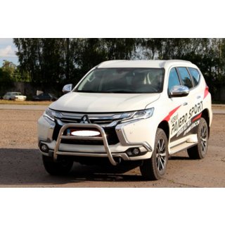Bull Bar WT022 Stainless Steel Mitsubishi Pajero Sport 2015- photo 3