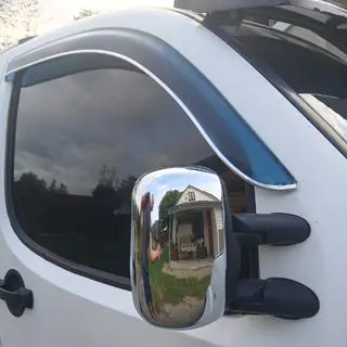 Chrome Mirror Covers (2 pcs, plastic) photo 2