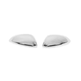 Mirror covers (2010-2012, 2 pcs, stainless steel) Seat Leon 2005-2012 photo 3