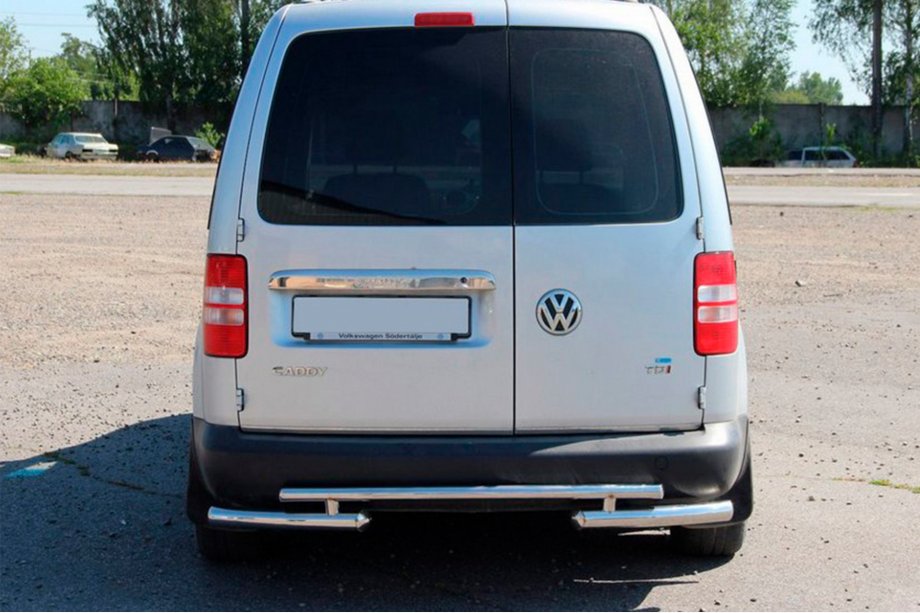 Volkswagen Caddy 2004-2010 Rear Bar AK003-2 (2 pcs, stainless steel) Photo 3