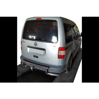 Rear Bar AK003-3 (2 pcs, stainless steel) Volkswagen Caddy 2004-2010 photo 3