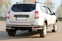 Renault Duster 2008–2017 Rear Bar AK005-Special (Stainless Steel) photo 3