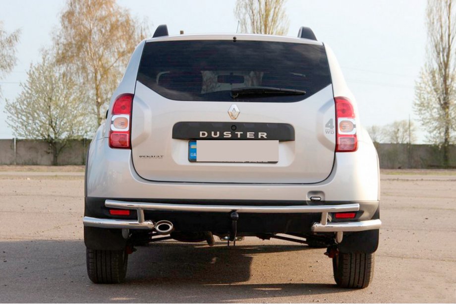 Dacia Duster 2008-2018 Rear Bar AK005-Special (Stainless Steel) Photo 1