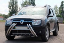Renault Duster 2008–2017 Bull Bar Kelebek WT011 (stainless steel) photo 2