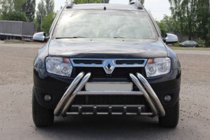 Renault Duster 2008–2017 Bull Bar Kelebek WT011 (stainless steel) photo 3