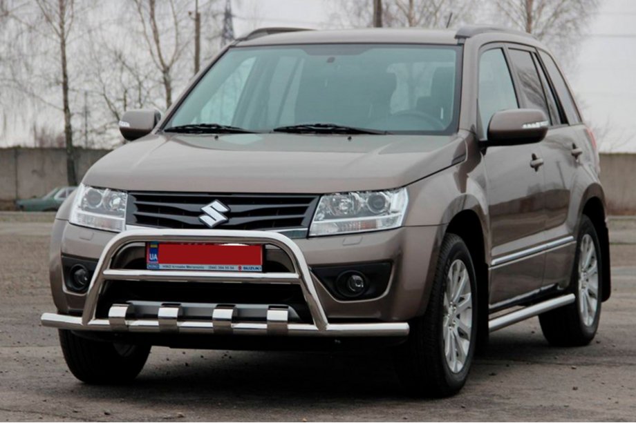 Suzuki Grand Vitara 2005-2017 Bull Bar ST-WT-15 (Stainless Steel) Photo 2