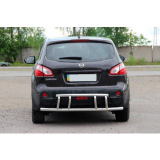 Rear Bar AK011 (Stainless Steel) Nissan Qashqai 2007-2010 photo 3