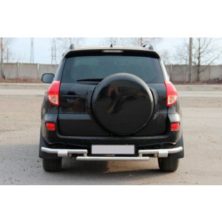 Rear Guard AK005-2 (2 pcs, stainless steel) Toyota Rav 4 2006-2013 photo 2