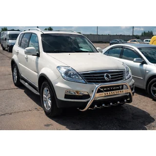 Bull Bar WT004 Stainless Steel SsangYong Rexton I 2001-2017 photo 3