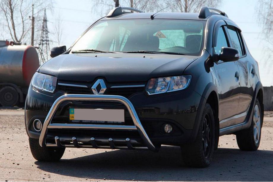 Renault Sandero 2013-2022 Front Bar WT003 (Stainless Steel) 60 mm Image