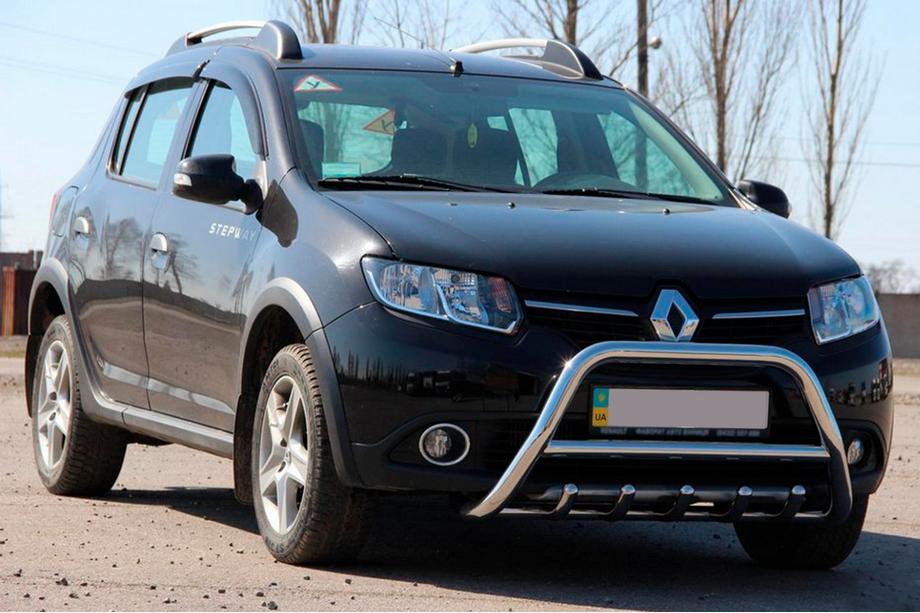 Renault Sandero 2013-2022 Front Bar WT003 (Stainless Steel) Photo 3