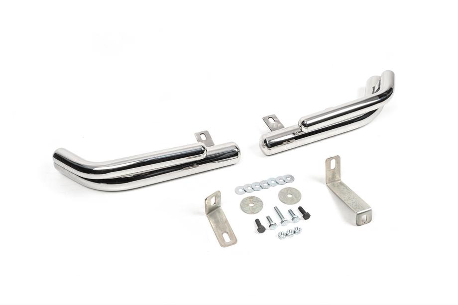 Hyundai Santa Fe 2 2006-2012 Rear Double Corner Bars AK003-Double (Stainless Steel) Image