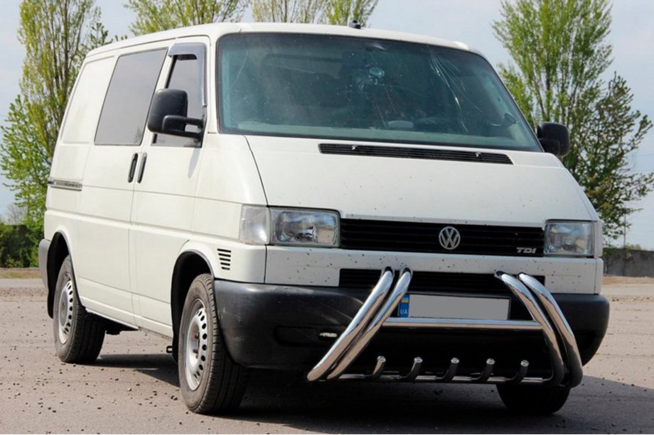 Volkswagen T4 Caravelle/Multivan 1990–2003 Bull Bar Kelebek WT011 (stainless steel) Image