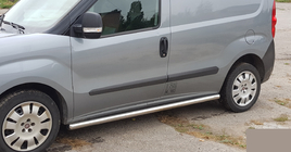 Fiat Doblo II 2010-2022 Side Pipes (2 pcs, Stainless Steel) photo 4