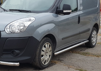 Fiat Doblo II 2010-2022 Side Pipes (2 pcs, Stainless Steel) photo 1