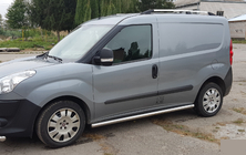 Fiat Doblo II 2010-2022 Side Pipes (2 pcs, Stainless Steel) photo 2