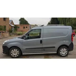 Side Pipes (2 pcs, Stainless Steel) Fiat Doblo II 2010-2022 photo 3