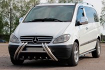 Mercedes Viano 2004-2014 Kelebek WT011 Stainless Steel Bull Bar photo 2
