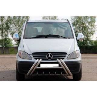 Kelebek WT011 Stainless Steel Bull Bar Mercedes Viano 2004-2014 photo 3