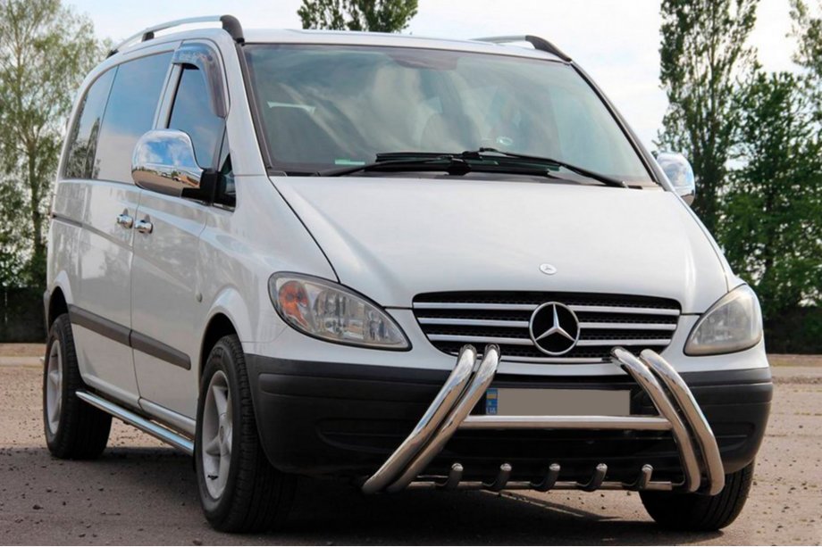 Mercedes Vito W639 2004-2014 Kelebek WT011 Stainless Steel Bull Bar Image
