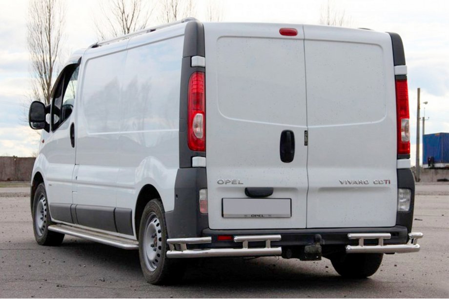 Renault Trafic 2001–2015 Rear Guard AK003-Plus-2 (Stainless Steel) Photo 3