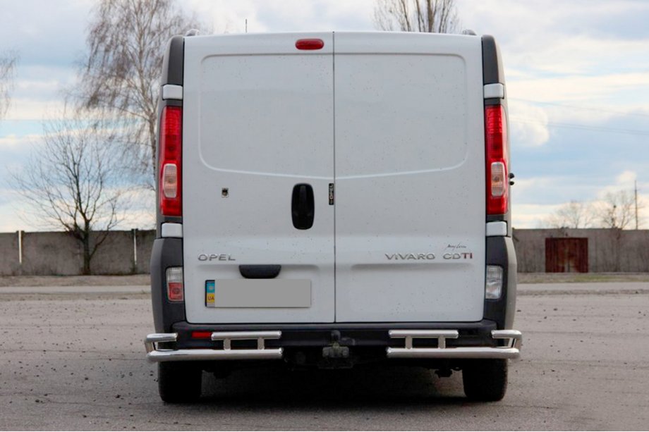 Renault Trafic 2001–2015 Rear Guard AK003-Plus-2 (Stainless Steel) Photo 2