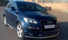 Audi Q7 2005-2015 Front Bar ST008 (Stainless Steel) d60 photo 2