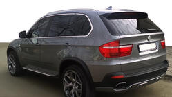 BMW X5 E70 2007-2013 Rear bumper diffuser (for 2007-2010 Base, paintable) photo 1