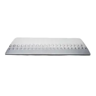 Rear Bumper Protector Carmos Stainless Steel photo 2