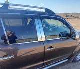 Volkswagen Amarok 2010-2022 Window Trim Stainless Steel (4 Strips) Carmos - Turkish Stainless Steel photo 4