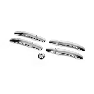 Door Handle Covers OmsaLine (Stainless Steel) Ford Custom 2013-2022 photo 1