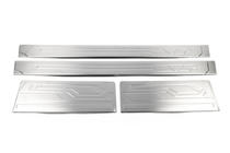 Ford Custom 2013-2022 Stainless Steel Door Sill Protectors OmsaLine 4 Doors photo 3