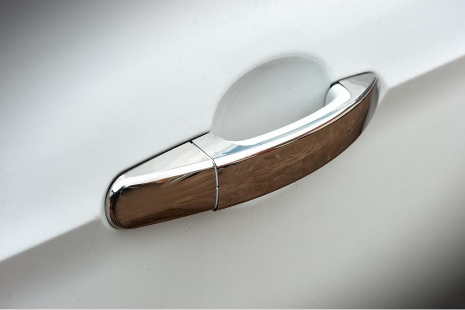 Ford Focus III 2011-2017 Chrome Door Handle Covers (4 pcs, Stainless Steel) Without Chip, OmsaLine - Italian Stainless Steel Image