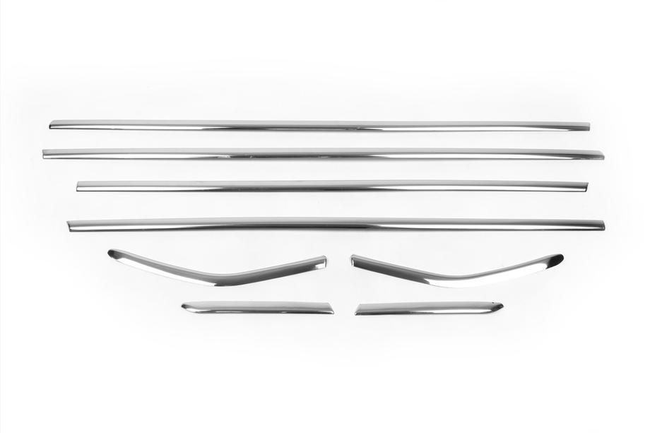 Ford Focus III 2011-2017 Window Lower Trim Stainless Steel (8 pcs) Photo 5