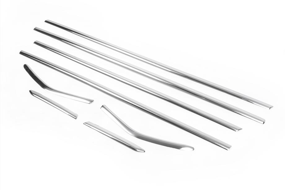 Ford Focus III 2011-2017 Window Lower Trim Stainless Steel (8 pcs) Photo 4