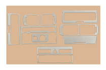 Audi A3 1996-2003 Dashboard Trim Covers (2000-2003) Aluminum photo 3