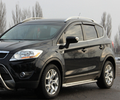 Ford Kuga 2008-2013 Side Steps Premium (2 pcs, Stainless Steel) photo 1