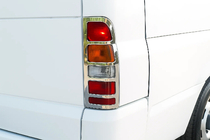 Ford Transit 2000–2014 Tail Light Covers (2 pcs, Stainless Steel) photo 1