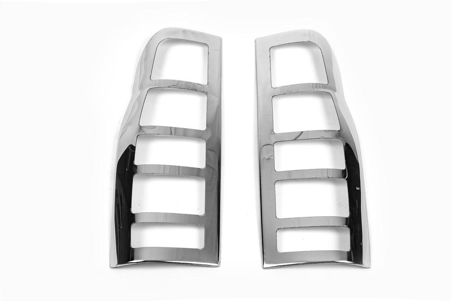 Ford Transit 2000–2014 Tail Light Covers (2 pcs, Stainless Steel) Carmos - Turkish Steel Photo 2