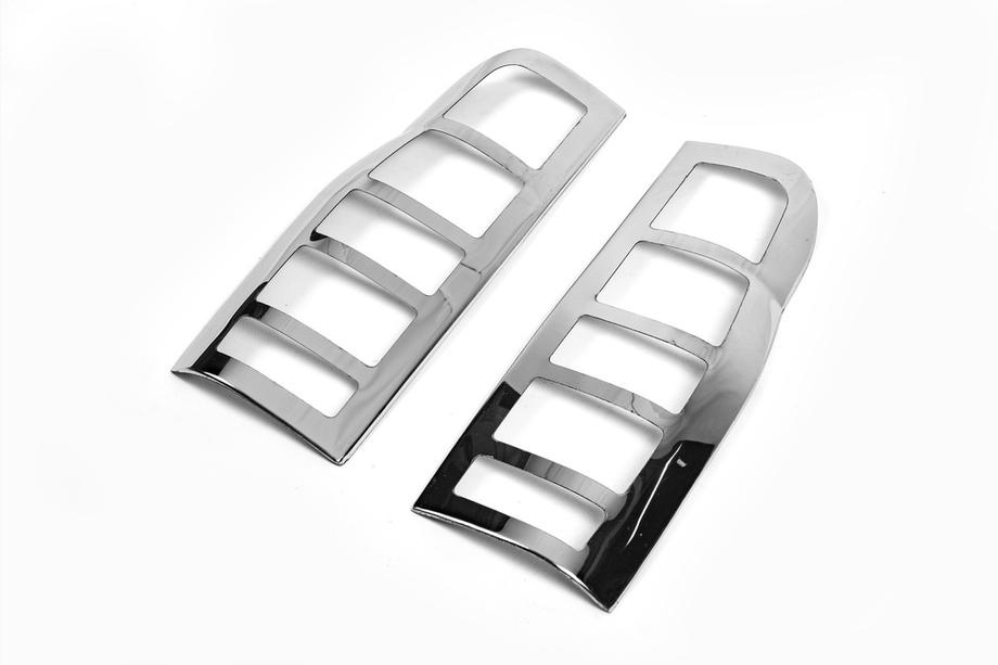Ford Transit 2000–2014 Tail Light Covers (2 pcs, Stainless Steel) Carmos - Turkish Steel Photo 3