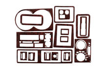 Chevrolet Blazer 1995-2005 Dashboard Covers Aluminum photo 1