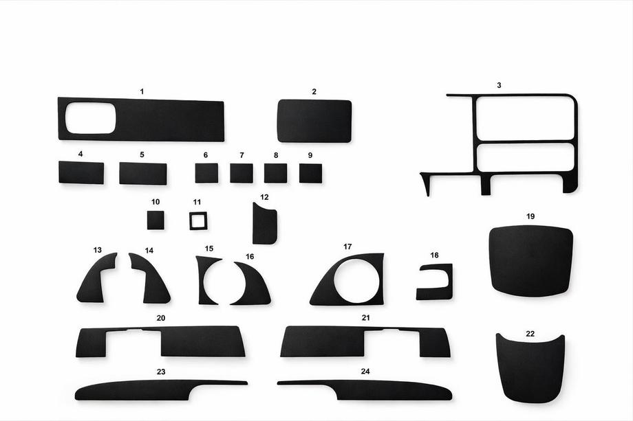 Chevrolet Tahoe 1995-1999 Dashboard Trim Interior (1995-1999) Aluminum Image