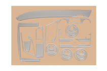 Chevrolet Aveo T250 2005-2011 Dashboard Trim Covers (Large Set) photo 2