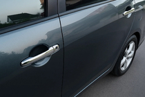 Mitsubishi Outlander 2001-2006 Chrome Door Handle Covers (4 pcs, Stainless Steel) OmsaLine - Italian Stainless Steel photo 1