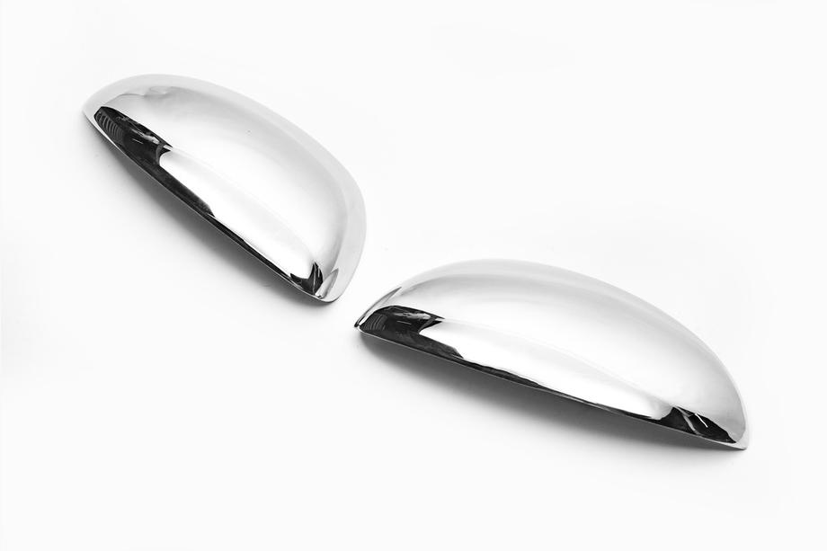 Nissan Juke 2010-2019 Chrome Mirror Covers 2010-2014 (2 pcs, Stainless Steel) Carmos - Turkish Steel Photo 6